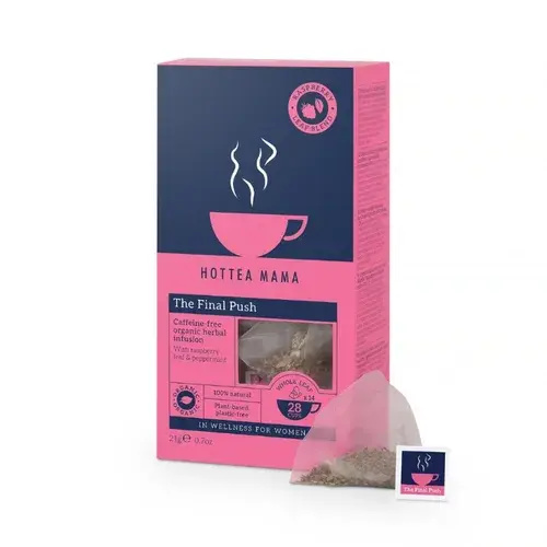 HOTTEA MAMA Organic Tea The Final Push with Raspberry Leaf - 1 pack | Baby Bunting AU