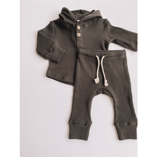 hooded waffle set