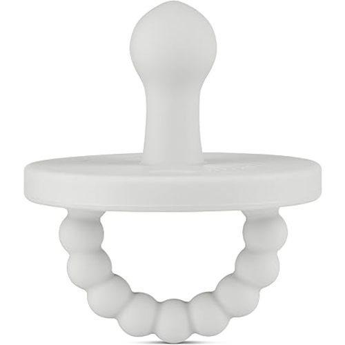 Ryan & Rose Cutie PAT Pacifier Teether (Bulb, Grey)