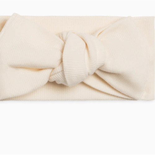 Colored Organics- Ribbed Bow Wrap