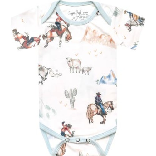 Boone Short Sleeve Bodysuit, Newborn