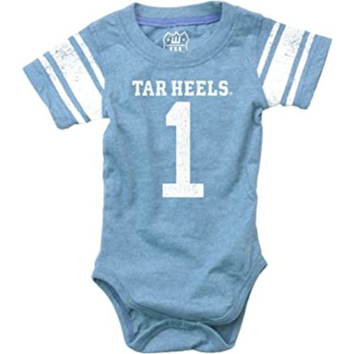 Wes and Willy Infant College Football Jersey One Piece Bodysuit