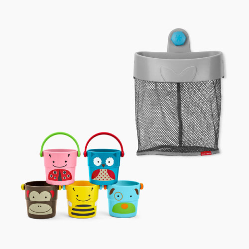 Skip Hop Bath Time Essentials Bundle - Zoo Multi