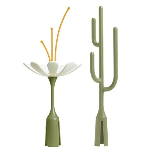 Boon Stem/Poke Bundle Pack Bottle Rack - 2ct: Freestanding, Polypropylene and ABS, Kitchen Countertop Use
