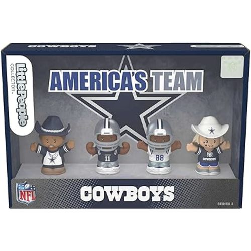 Little People Dallas Cowboys NFL Collector Figure Set, OS