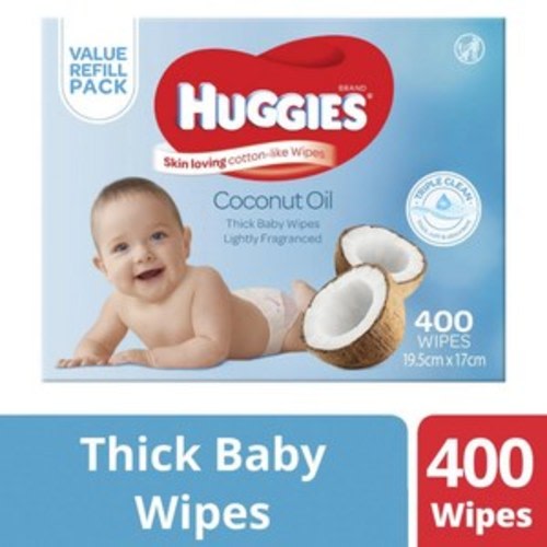 Huggies Thick Baby Wipes Coconut Oil | 1 pack