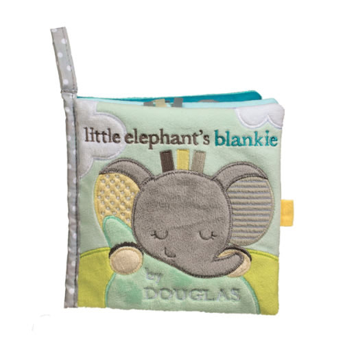 Joey Gray Elephant Soft Activity Book - Douglas Toys