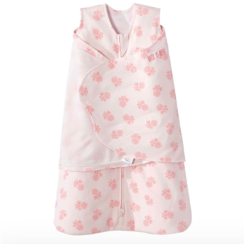 Rose Toss Blush Cotton Swaddle | HALO