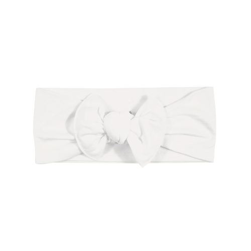 KYTE BABY Rayon Made From Bamboo Bow, (0-3 Months, Cloud)
