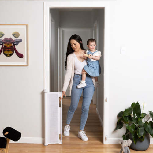 Easy Fit Retractable Baby Gate | 55" W x 33" H
