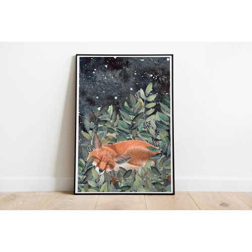 Baby fox print 11x14