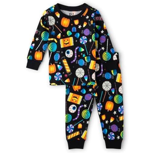 The Children's Place Baby and Kids, Sibling Matching, Holiday Pajama Sets, Cotton