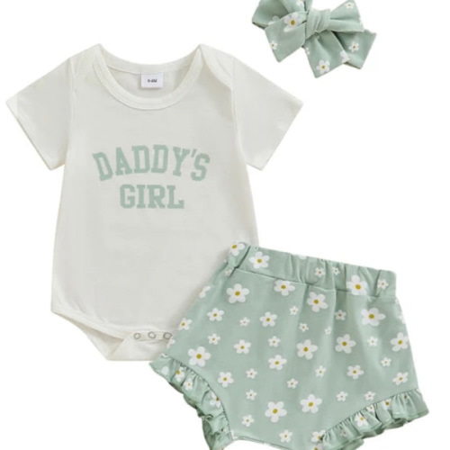 DADDY'S GIRL Daises Outfit - Hazel & Bo