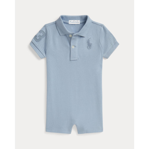 Big Pony Cotton Mesh Polo Shortall