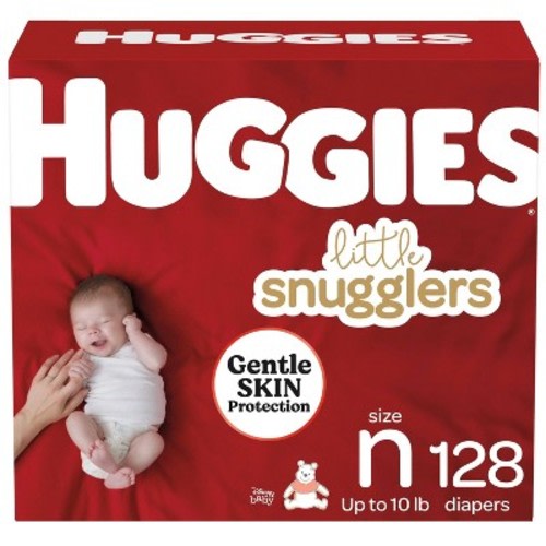 Huggies Little Snugglers Baby Diapers – (Select Size and Count)