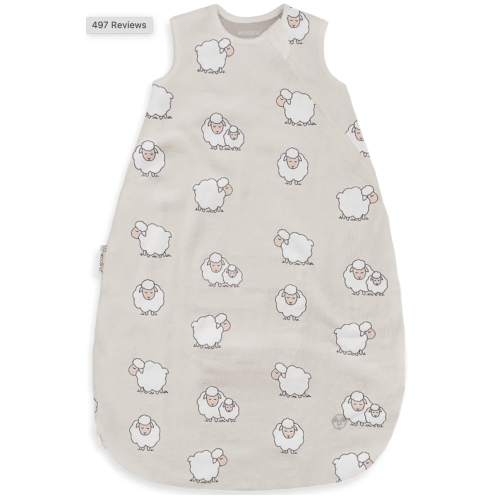 4 Season® Classic Baby Sleeping Bag, Merino Wool & Organic Cotton, Sheep
