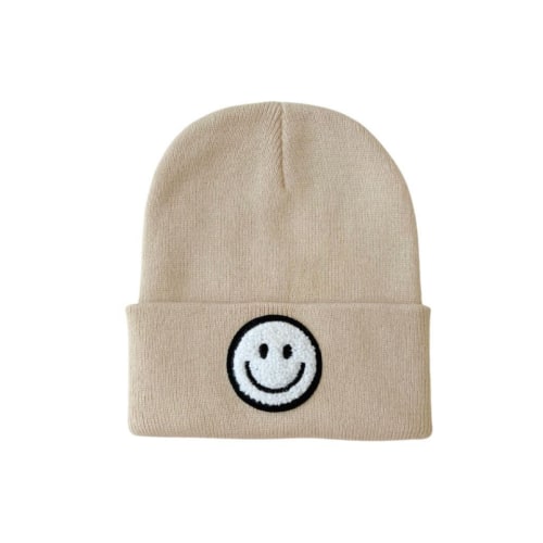 LPK Smiley Beanie - Beige – Atara & Co