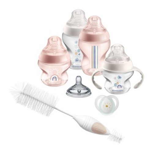 Tommee Tippee Closer to Nature Baby Bottle Gift Set - 8ct, Color: Pink