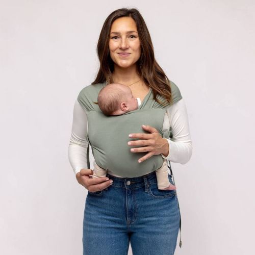 Wildbird Aerial Buckle Wrap - Acadian - L-4XL: Modal Lyocell Infant Carrier, Facing-In Design, 7-25 lbs Capacity