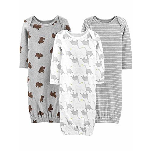 Simple Joys by Carter's Baby 3-Pack Neutral Cotton Sleeper Gown