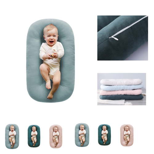 Baby Lounger - Baby Lounger for Newborn, Breathable & Soft Baby Nest Cover for Baby 0-12 Months, Baby Essentials Gifts, Portable Infant Lounger, Baby Snuggle Lounger Me
