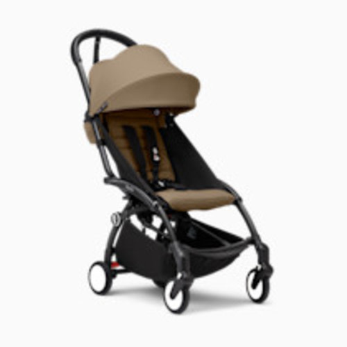 Stokke YOYO³ stroller from 6 months - Black Frame/Toffee