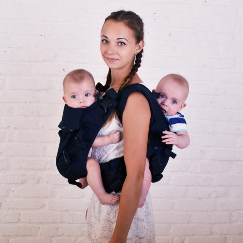 4 in 1 Malishastik twins carrier front adapt