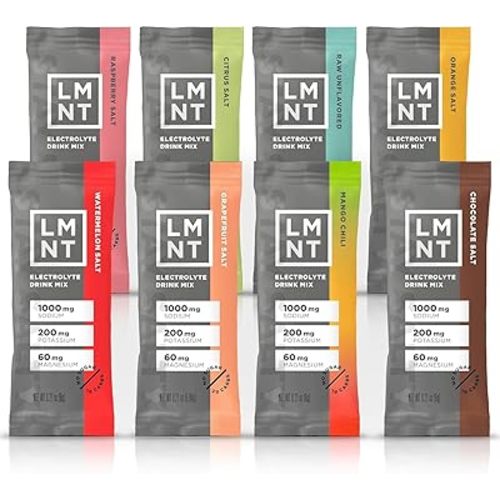 LMNT Zero Sugar Electrolytes - Sample Pack | Drink Mix | 8-Count