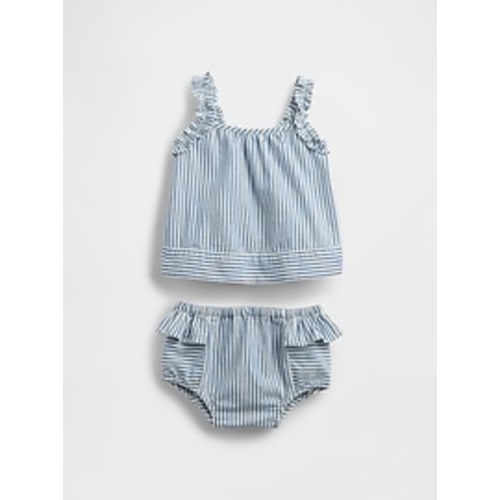 Baby Denim Stripe Outfit Set | Gap