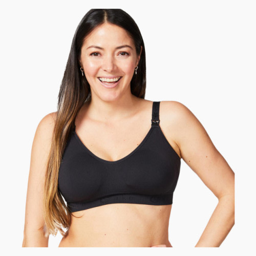 Cake Maternity Rock Candy Seamless Nursing Bra - Black, Medium