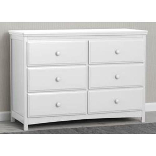Emerson 6 Drawer Dresser - Bianca White