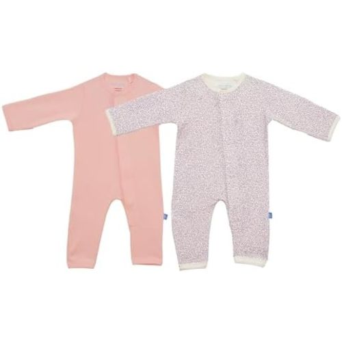 Magnetic Me Grow With Me Convertible Coveralls | 100% Organic Cotton Magnetic Baby Coverall Pajamas 2-Pack