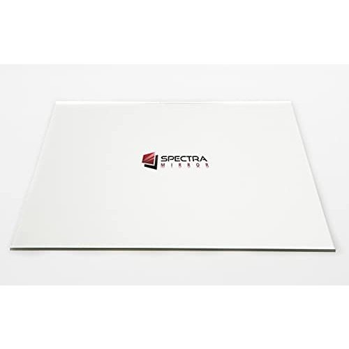 12"X12"(1/16") Silver Spectra Mirror Acrylic-Many Sizes and Thicknesses-Much Lighter+18x Stronger Than Traditional Mirrors-Smooth Durable Surface-Shatter Resistant for Safety-Easy to Fabricate-DIY!