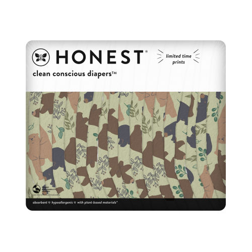 Honest Diapers - Sz1 - Un-Bear-Ably Cute