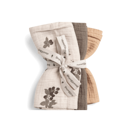 Muslin Burp Cloths 3 pcs