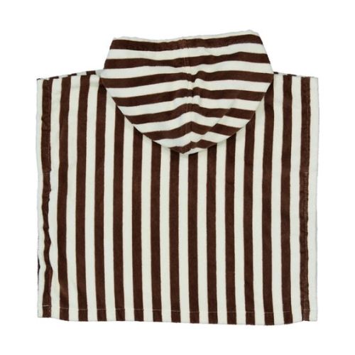 Dark Brown Baby Hooded Beach Towel