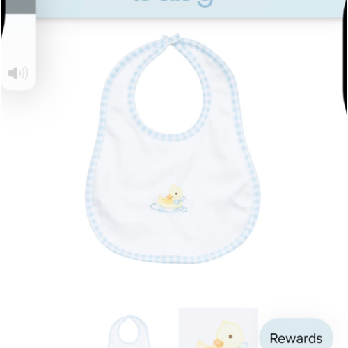 Little Waddlers Bib - Light Blue