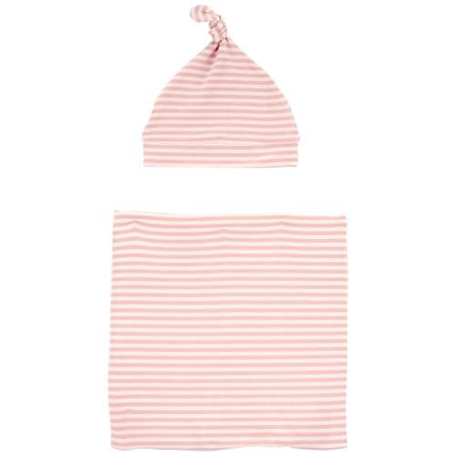 Baby 2-Piece Striped Swaddle Cap and Blanket Set - Pink - Carter's | Carter's
