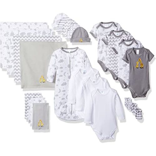 Spasilk Baby Essential 23 Piece Layette Set for Newborns and Infants, 0-6 Months