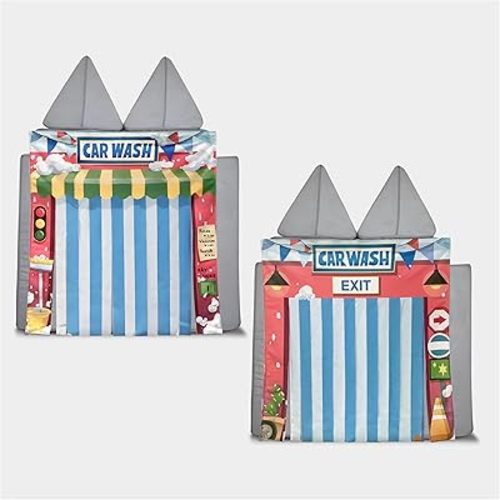Play Panel for Modular Play Couch Childrens Play Panel for Toddler (Sofa not Included) (Carwash - Two Panel Set)