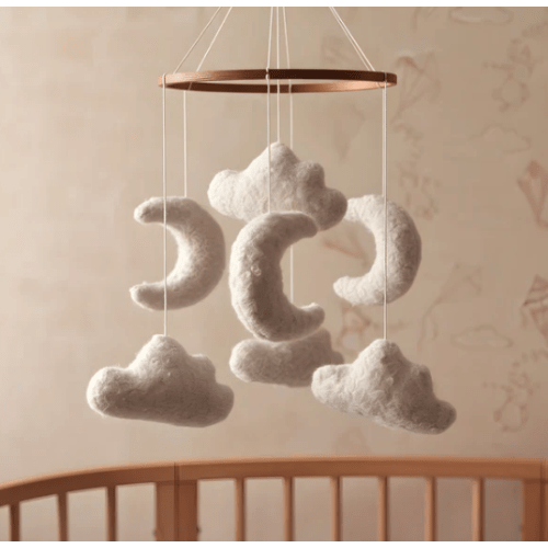 Marshmallow Sky - Baby Mobile