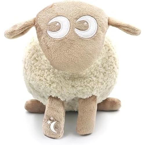 Rechargeable Ewan Deluxe, Beige | Baby & Toddler White Noise Sound Machine | Cry Sensor & Nightlight | 10 Soothing Sounds | Continuous or Timer Playback | Machine Washable
