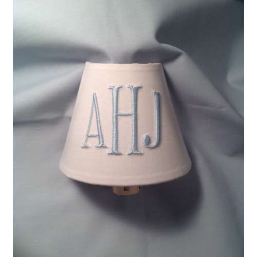 MADE TO ORDER Andrew Monogrammed Night Light (other colors available)