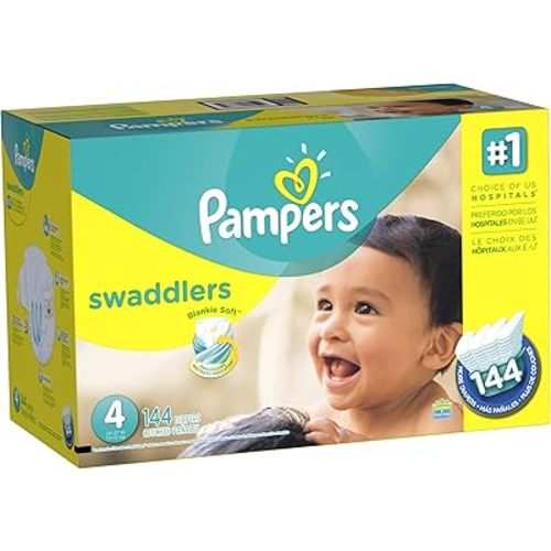 Pampers Swaddlers Diapers Size 4 144 Count (old version)