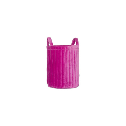 Basket for Toys - Velvet - Pink