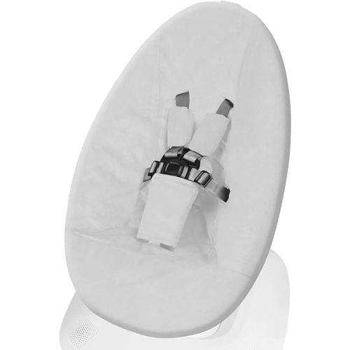 Baby Swing Cover - Compatible with 4moms MamaRoo 5 Launched 2022 - Soft & Breathable Fabric, Machine Washable, Perfect for Baby & Newborn (Cover Only) Grey