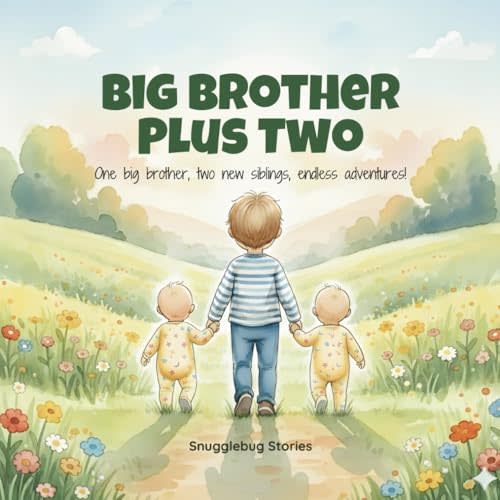 Big Brother Plus Two: One big brother, two new siblings, endless adventures! (Becoming a Big Sibling to Twins)