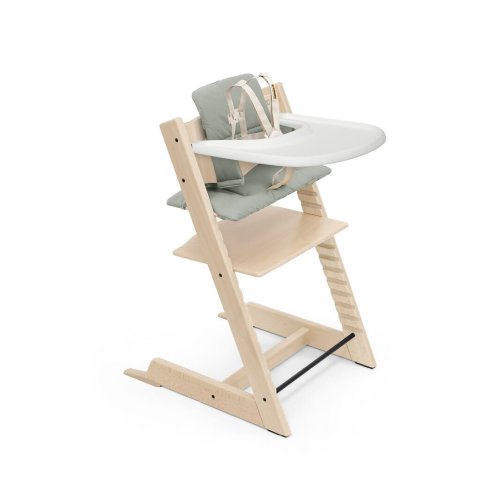 Stokke Tripp Trapp Wood High Chair with Tray: Classic Scandinavian Design
