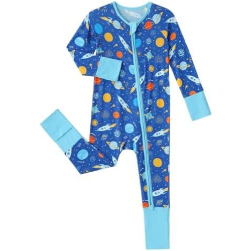 Viscose from Bamboo Pajamas Baby Footless Romper - Baby Infant Boys Girls One Piece Jumpsuits