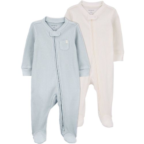 Baby  2-Pack Thermal Textured Sleep & Play Pajamas | Carter's